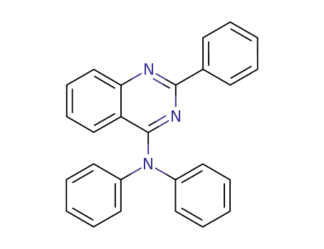 Molecular Structure of 103051-13-4 (N,N,2-triphenylquinazolin-4-amine)