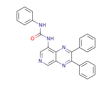N-(2,3-diphenylpyrido[3,4-b]pyrazin-8-yl)-N'-phenylurea