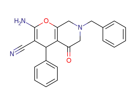 2-amino-7-benzyl-5-oxo-4-phenyl-5,6,7,8-tetrahydro-4H-pyrano[2,3-c]pyridine-3-carbonitrile
