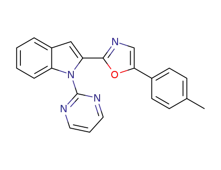 5-(4-methylphenyl)-2-{1-(pyrimidin-2-yl)-1H-indol-2-yl}oxazole