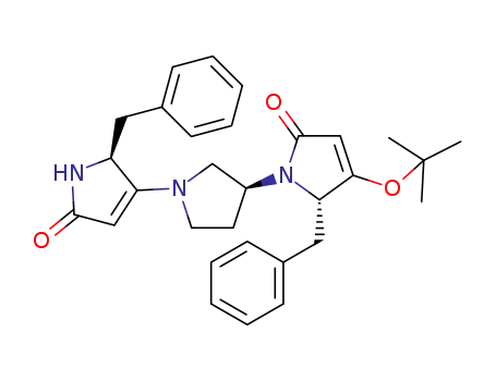 (S)-5-benzyl-1-((S)-1-((S)-2-benzyl-5-oxo-2,5-dihydro-1H-pyrrol-3-yl)pyrrolidin-3-yl)-4-(tert-butoxy)-1H-pyrrol-2(5H)-one