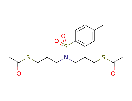 N-tosyl-bis(3-acetylthiopropyl)amine