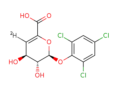 2,4,6-trichlorophenyl 4-deoxy-4-{(2)H}-α-L-threo-hex-4-enopyranosiduronic acid