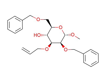 methyl 3-O-allyl-2,6-di-O-benzyl-α-D-mannopyranoside
