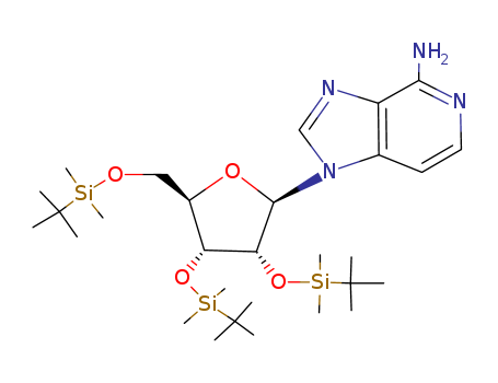 4-Amino-1-(2',3',5'-tri-O-tert-butyldimethylsilyl-b-D-ribofuranosyl)-imidazo[4,5-c]pyridine