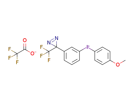(4-methoxyphenyl)-[3-(3-trifluoromethyl-3H-diazirin-3-yl)phenyl]iodonium trifluoroacetate