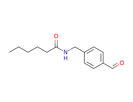 Molecular Structure of 1354638-38-2 (N-(4-formylbenzyl)hexanamide)