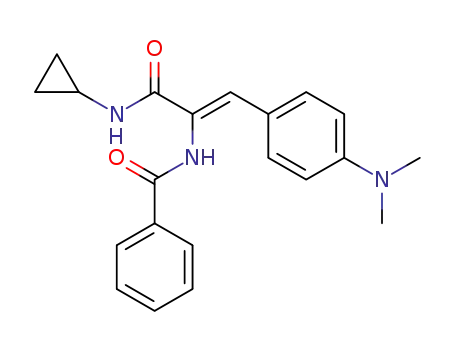 N-[(Z)-1-(cyclopropylcarbamoyl)-2-(4-(dimethylamino)phenyl)vinyl]benzamide