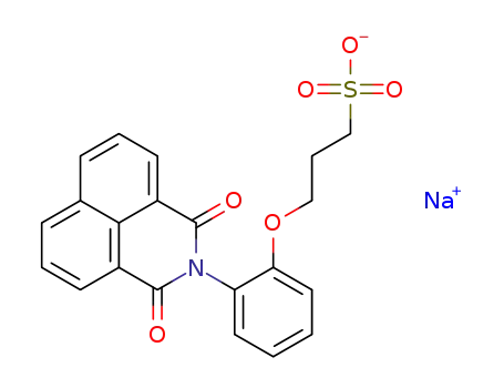 sodium salt of N-[2-(3-sulfopropoxy)phenyl]-1,8-naphthalimide