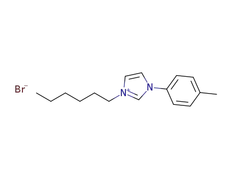 1-(4-methylphenyl)-3-hexyl-1H-imidazolium bromide