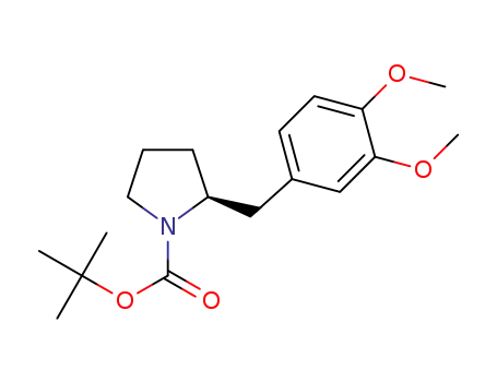 (S )-(+)-tert-butyl 2-(3,4-dimethoxybenzyl)pyrrolidine-1-carboxylate