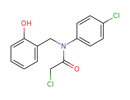Molecular Structure of 99779-29-0 (2-chloro-N-(2-hydroxybenzyl)-N-(4-chlorophenyl)acetamide)