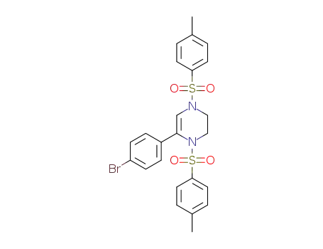5-(4-bromophenyl)-1,4-di(p-toluenesulfonyl)-1,2,3,4-tetrahydropyrazine