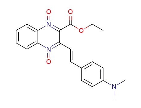 (E)-2-[2-[4-(dimethylamino)phenyl]ethenyl]-3-(ethoxycarbonyl)quinoxaline 1,4-dioxide