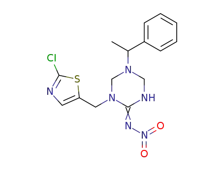 (+/-)-1-((2-chlorothiazol-5-yl)methyl)-5-(1-phenylethyl)-1,3,5-hexahydrotriazine-2-(N-nitro)imine