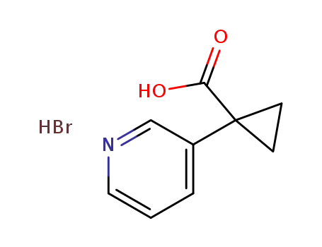 1- (피리딘 -3- 일) 시클로 프로판 카르 복실 산 히드로 브로마이드