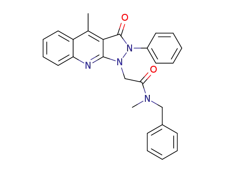 N-benzyl-N-methyl-2-(4-methyl-3-oxo-2-phenyl-2,3-dihydro-1H-pyrazolo[3,4-b]quinolin-1-yl)acetamide