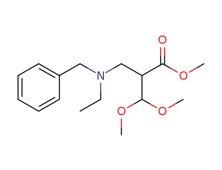 methyl 2-([benzyl(ethyl)amino]methyl)-3,3-dimethoxypropanoate