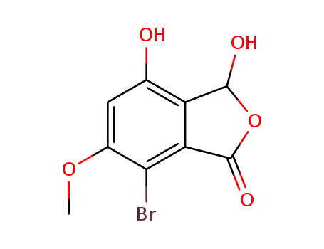 (RS)-7-bromo-3,4-dihydroxy-6-methoxy-3H-isobenzofuran-1-one
