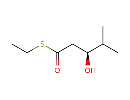 Pentanethioic acid, 3-hydroxy-4-methyl-, S-ethyl ester, (3S)-