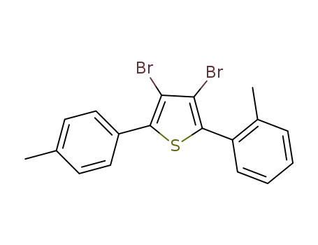 3,4-dibromo-2-o-tolyl-5-p-tolylthiophene