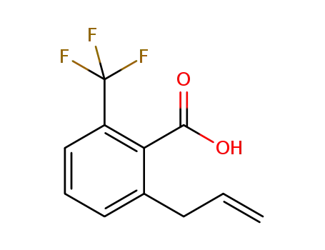 Molecular Structure of 1344667-72-6 (2-allyl-6-(trifluoromethyl)benzoic acid)