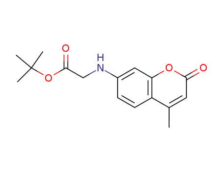 Glycine, N-(4-methyl-2-oxo-2H-1-benzopyran-7-yl)-, 1,1-dimethylethyl
ester