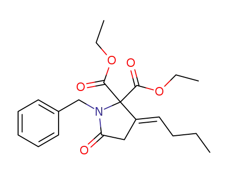 (E)-diethyl 1-benzyl-3-butylidene-5-oxopyrrolidine-2,2-dicarboxylate
