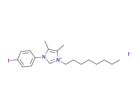 1-(4-iodophenyl)-3-(n-octyl)-4,5-dimethyl-1H-imidazolium iodide