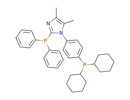 1-(4-(dicyclohexylphosphino)phenyl)-2-(diphenylphosphino)-4,5-dimethyl-1H-imidazole