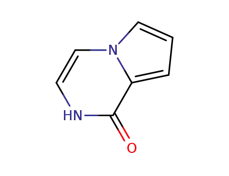 Molecular Structure of 136927-63-4 (Pyrrolo[1,2-a]pyrazin-1(2H)-one (9CI))