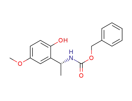 benzyl 1-(2-hydroxy-5-methoxyphenyl)-1-ethylcarbamate