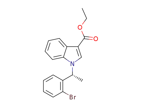 (R)-ethyl 1-(1-(2-bromophenyl)ethyl)-1H-indole-3-carboxylate