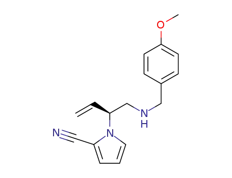 (S)-1-(1-(4-methoxybenzylamino)but-3-en-2-yl)-1H-pyrrole-2-carbonitrile