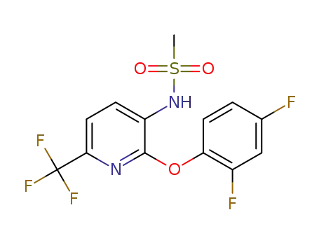 N-[2-(2,4-difluorophenoxy)-6-trifluoromethyl-3-pyridyl]methanesulfonamide