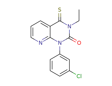 Pyrido[2,3-d]pyrimidin-2(1H)-one,
1-(3-chlorophenyl)-3-ethyl-3,4-dihydro-4-thioxo-