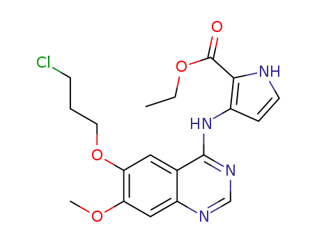 ethyl 3-(6-(3-chloropropoxy)-7-methoxyquinazolin-4-ylamino)-1H-pyrrole-2-carboxylate