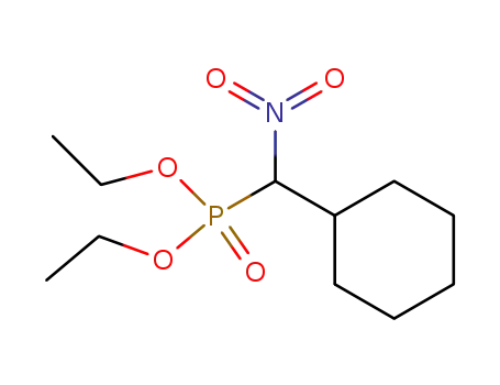Molecular Structure of 143023-70-5 (Phosphonic acid, (cyclohexylnitromethyl)-, diethyl ester)