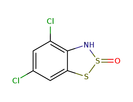 4,6-dichloro-3H-benzo[d][1,2,3]dithiazole 2-oxide