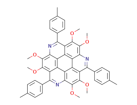 2,3,6,7,10,11-hexamethoxy-4,8,12-tri(4-methylphenyl)-1,5,9-triazocoronene