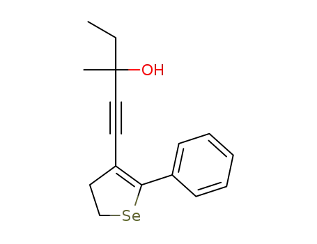 3-methyl-1-(2-phenyl-4,5-dihydroselenophen-3-yl)pent-1-yn-3-ol