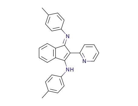 (E)-1-(p-tolylimino)-2-(2-pyridyl)-3-(p-tolylamino)-1H-indene