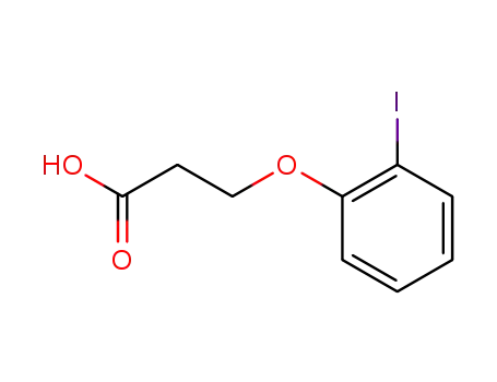 Molecular Structure of 103440-61-5 (3-(2-iodo-phenoxy)-propionic acid)