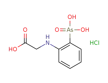 2-(carboxymethylamino)phenylarsonic acid hydrochloride