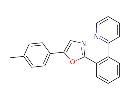 Molecular Structure of 1264661-07-5 (5-(4-methylphenyl)-2-[2-(pyridin-2-yl)phenyl]oxazole)