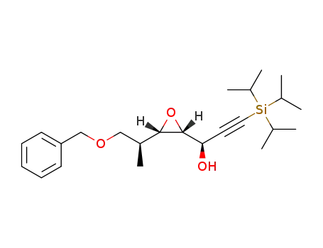(R)-1-[(2R,3S)-3-((S)-2-benzyloxy-1-methylethyl)oxiranyl]-3-(triisopropylsilyl)prop-2-yn-1-ol