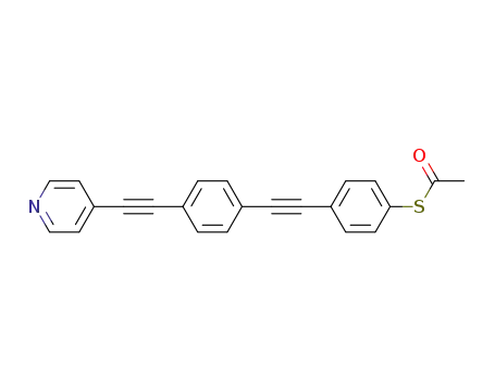 1-((4-acetylthiophenyl)ethynyl)-4-((4-pyridyl)ethynyl)benzene