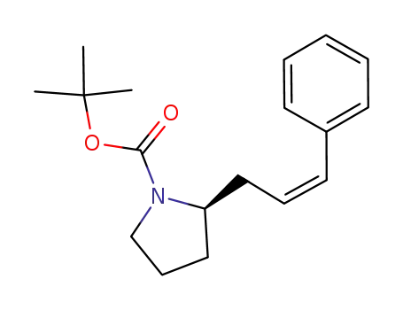 (R,Z)-(+)-tert-butyl 2-(3-phenylallyl)pyrrolidine-1-carboxylate