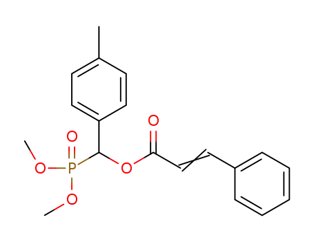 (dimethoxyphosphoryl)(p-tolyl)methyl cinnamate