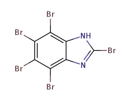 Molecular Structure of 16865-25-1 (2,4,5,6,7-PENTABROMO-1H-BENZOIMIDAZOLE)